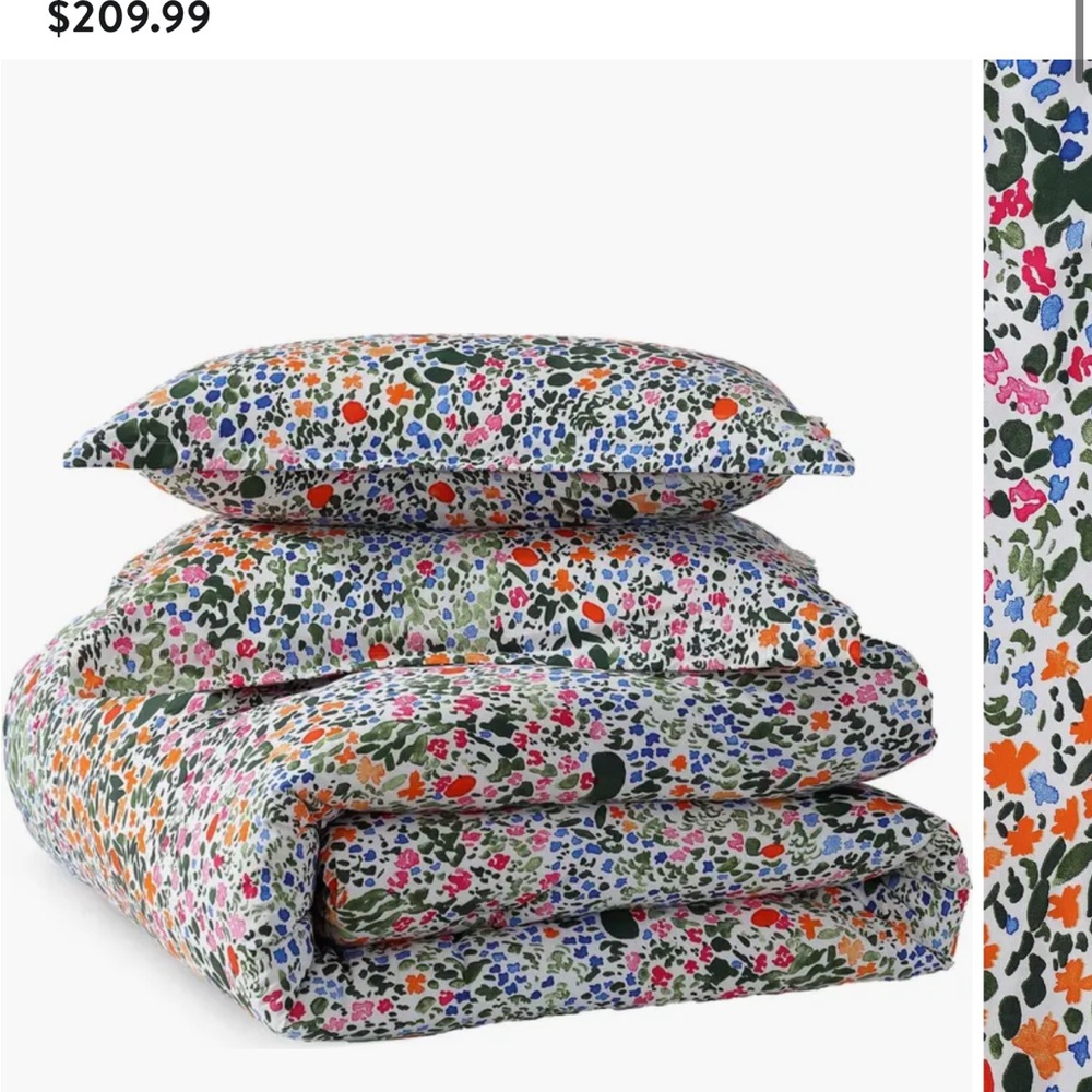 Marimekko Colorful Floral Duvet Cover Set